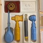 Vintage 1977 Fisher Price Medical Kit Doctor Set Complete Toddler Toys  936 Usa