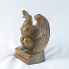 Vintage American Eagle 1776 Bookend   Paperweight Bronze Tone Patriotic Decor