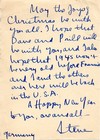 Vintage 1944 World War 2 Us Military Christmas Card Army-a