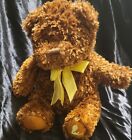 St  Jude Bear First   Main Teddy Bear Plush 9  Brown Green Bow Stuffed 