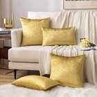 Crushed Velvet Soft Cushion Covers Sofa Pillow Case Cover 16  18  20  22  24 