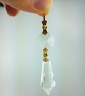Crystal Prism 20pcs Clear Crystal Chandelier Icicle U-drop Prisms Lamp Pendants