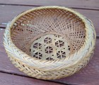 Vintage Hand Woven Wicker Basket