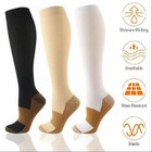 Pressure Varicose Vein Stockings Flight Travel Dvt Support Compression Socks Us