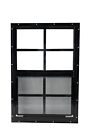 Shed Window 14x21 Flush Mount- Vertical Slider With Tempered Glass   Bug Screen