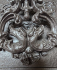 Heavy Cast Iron Door Knocker On Plate 81 2 X 6 1 2 In  New  Oil Rubbed Bronze