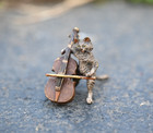 Rare Antique Franz Bergmann Austrian Vienna Cold Painted Bronze Cat Orchestra