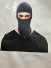Black Full Face Balaclava Mask Breathable Polyester One Size Adult Unisex