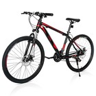 26 Inch 21 Speed       explorer Red Black Mountain Bike