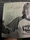 Vtg Ozzy Osbourne Autograph On Rare Poster Biting Bat Wmmr Fest  11x17