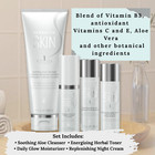 Skin Care Set For Normal To Dry Skin Cleanser Toner Moisturizer Night Cream