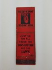 Vintage Matchbook Cover 1930 s James Gregg For Judge Justice For All  Jc-13