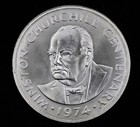 1974 Turks And Caicos 20 Crowns  925 1 15 Oz Winston Churchill Wld00118xl