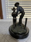Montana Lifestyles  daddy s Hands  Cowboy horse Statue - Discontinued