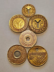 New York City   Nyc Transit Authority 6 Different Subway Tokens
