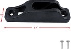 2 Pack 3 4     0 8  Marine Boat Nylon Kayak Cord Lock Rope Cleat Black With Screw