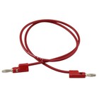 Pomona B-24-2 Stacking Banana Plug Patch Cord  Red  24-inch  15a  18awg  Lot 2