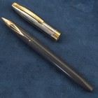 Sheaffer Lifetime  clipper  Snorkel Fountain Pen  Gray  14k Nib - Free Ship Usa