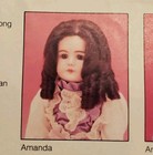 Kemper Amanda Doll Wig Size 14-15 Brown Long French Curls No Bangs Full Cap  Nwt