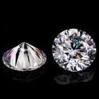 2 Pcs Lab-grown 3 00 Ct Cvd Diamond 9 50 Mm Round D  If Clarity  Certified Loose