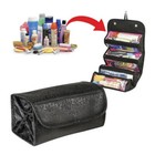 Roll N Go Makeup Case Cosmetic Bag Roll Up Travel Pouch Smart Toiletry Bag