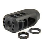 Tanker Style Muzzle Brake 5 8x24 Pitch For 308