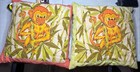 Vintage 70s Handmade Nicky Zann Comic Print Pop Art Retro Mod Pillow Cases Read