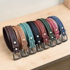 Western Floral Belt 1 5  Handmade Genuine Cowhide Leather With Buckle