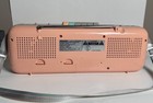 Vtg 1980   s Sharp Radio Cassette Qt-50 Pink peach Stranger Things Tested Working