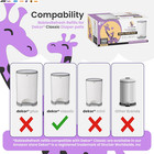 Refills Compatible With Dekor Classic Diaper Pail Refills   4 Pack   Diaper Pail