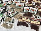 3 880 Tiny Mini Pom Pom 3-5 Mm Craft Lot 46 Packs Brown tan green Vtg Nos-darice