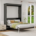 Full Size Wall Murphy Bed Space-saving For Bedroom  mattress Not Included 