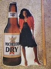 Vintage Large Michelob Dry Beer Metal Sign