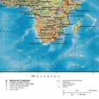 World Map Poster Banner Large Size Travel Education Ocean   City 64 X 32 Inch