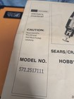 Vintage Sears Craftsman Manual Hobby Tool Kit Owner s Guide Model 572 2517111