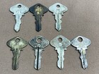 7 Vtg Model T Or A Ford Some Logo Brass Ignition Car Key 51  55  62  63  71  73
