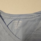 Lacoste Blue V-neck Logo Solid Cotton Jersey Tee Men s L Regular Fit