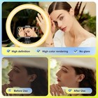 Aureday 14   Selfie Ring Light With 62   Tripod Stand And Phone Holder  Dimmable