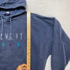 Vintage Pacific Casuals Hoodie Mens Xl Blue Ski Pullover Stowe Vt Made In Usa