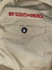 Nwt Boy Scouts Of America Tan Short Sleeve Shirt Uniform Men Size Medium