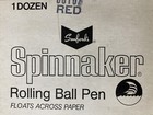 Vintage Sanford Spinnaker Rolling Ball Pen Red Ink New Old Stock Lot Of 12