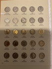 Complete  Set  Roosevelt Dimes 1965 - 2025 In Coin Folders  Complete P d Set