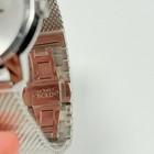 New- Open Box-movado Bold Silver Sunray Mesh Bracelet 44mm Men s Watch 3600260