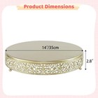 Cake Stand  Metal Round Cupcake Dessert Stand Cake Display Holder For Wedding   