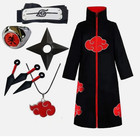 Naruto Shippuden Akatsuki Hokage Robe Cloak Coat Anime Cosplay Costume Halloween