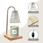 Aesthetic Candle Warmer Lamp     Electric Wax Melt Warmer With Dimmer   Dual Bulbs
