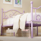 Twin Bed Frames  Modern Twin Size Metal Bed Frames For Kids Girls  No Box-spring