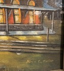 Delaware Lackawanna And Western Railroad Station Painting  23    X 19    