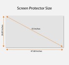 Anti Blue Light Screen Protector For 55 Inches Tv  Filter Out Blue Light