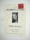 Tallulah Bankhead House Of Rocks Playhouse Stars 1958 Harrisburg Theatre Ticket